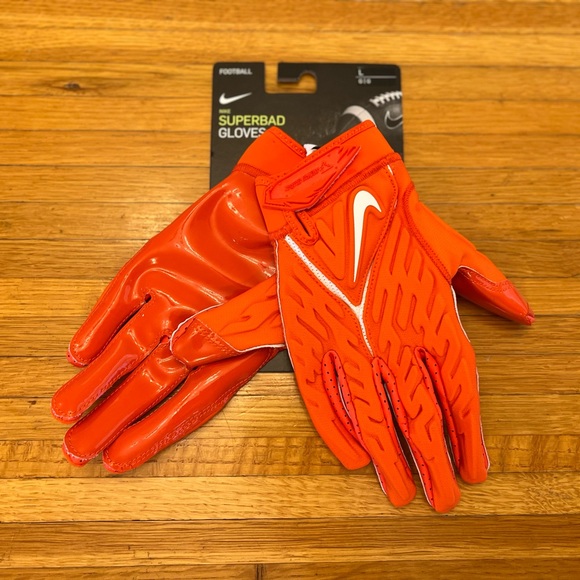 Nike Accessories Nike Superbad 6 Magnigrip Football Orange Gloves